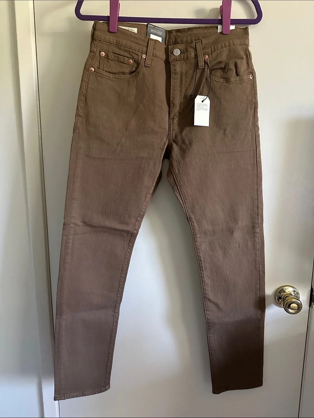 Levi's Men's 512 Slim Taper Jeans in Brown